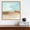Desert Landscape II by Katrina Pete 16-in. W x 16-in. H. Canvas Wall Art Print Framed in Natural